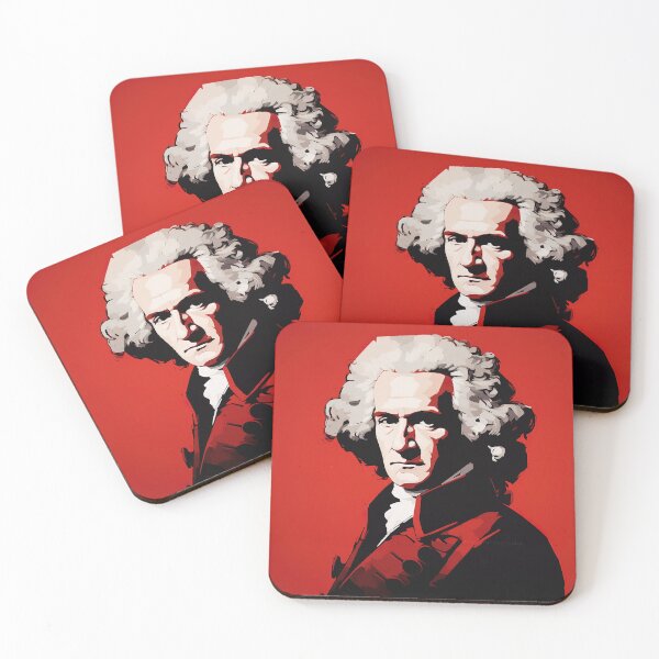 Item preview, Jean-Jacques Rousseau | Red minimalism designed and sold by ComicsFactory.