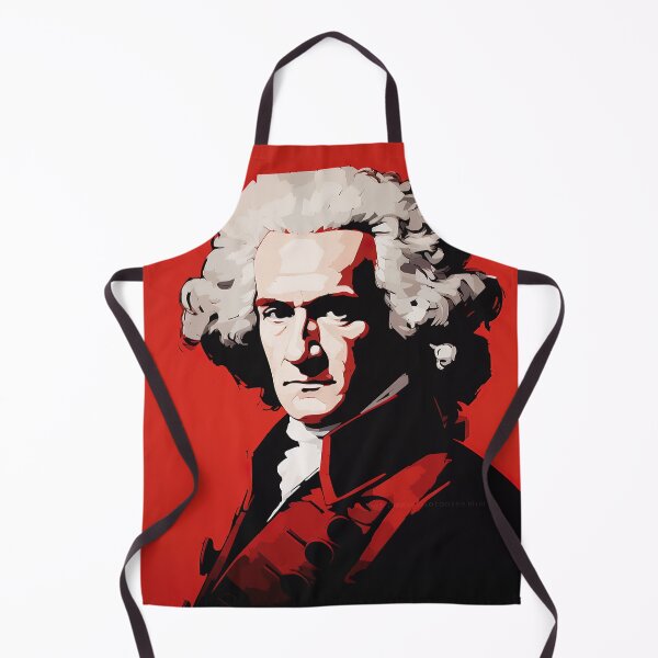 Item preview, Jean-Jacques Rousseau | Red minimalism designed and sold by ComicsFactory.
