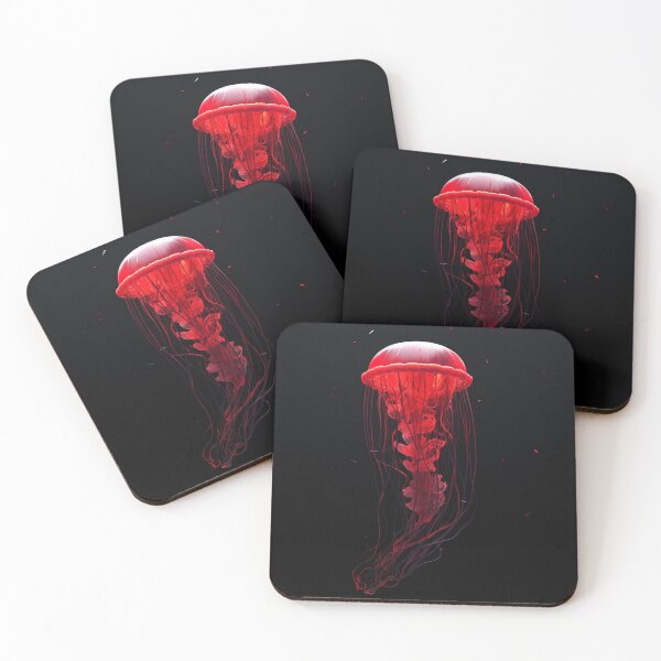 Item preview, Jellyfish | Red minimalism designed and sold by ComicsFactory.