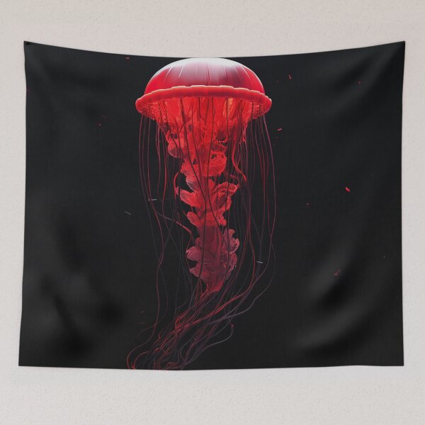 Item preview, Jellyfish | Red minimalism designed and sold by ComicsFactory.