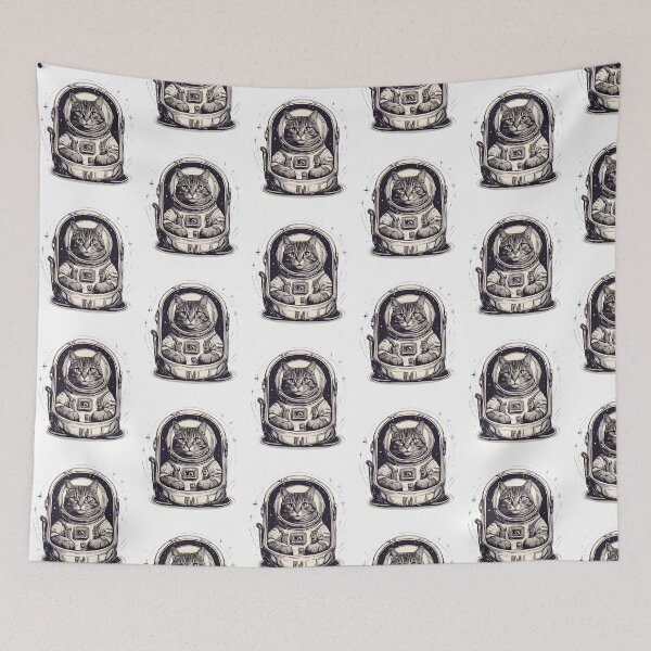Item preview, Cat In Astronaut Suit, Funny Astronaut, Cute Astronaut, Galacticat. designed and sold by ELMU29.