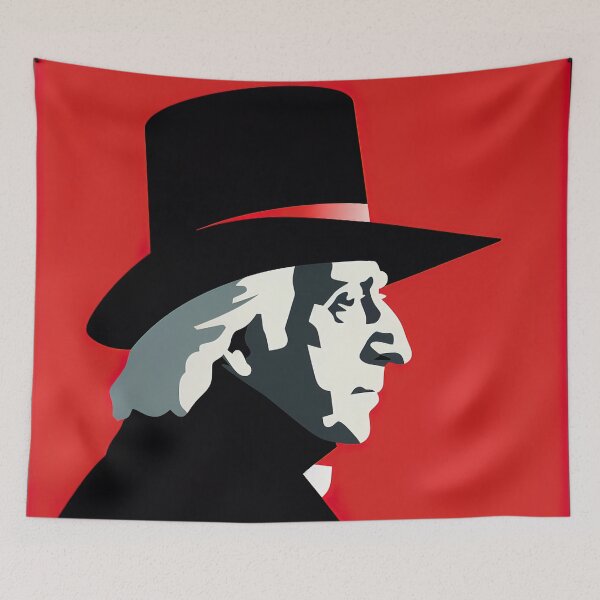Item preview, Jeremy Bentham | Red minimalism designed and sold by ComicsFactory.