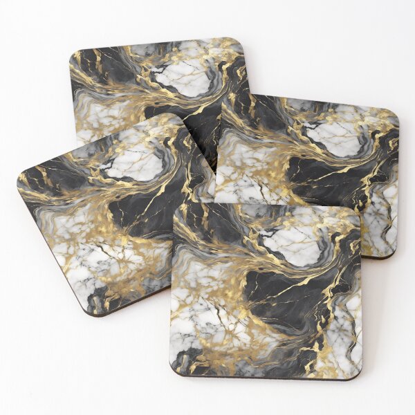 Item preview, GRANT marble gold black  designed and sold by ProzixART.