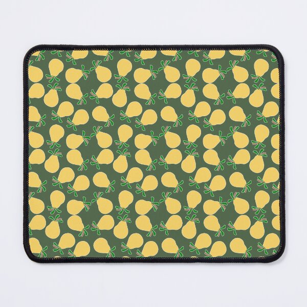 Item preview, It's all about the pears! Foodie Fashion with Yellow Pears on Muted Green designed and sold by IraNiva.