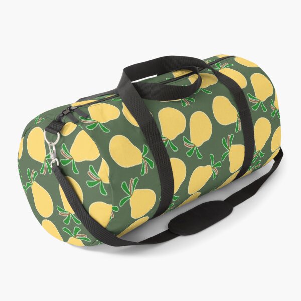 Item preview, It's all about the pears! Foodie Fashion with Yellow Pears on Muted Green designed and sold by IraNiva.