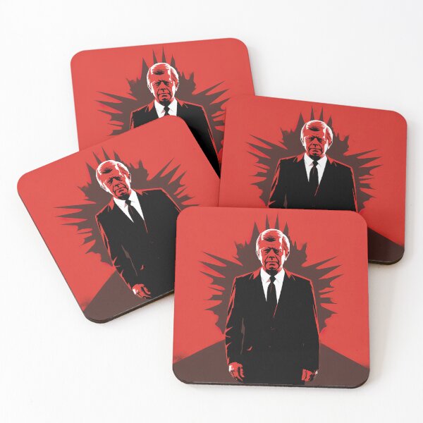 Item preview, Jimmy Carter | Red minimalism designed and sold by ComicsFactory.