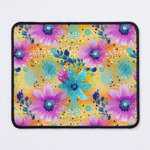 Item preview, Pink and Blue Flowers designed and sold by Repetra.