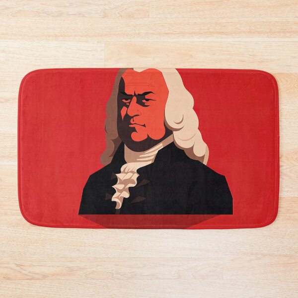Item preview, Johann Sebastian Bach | Red minimalism designed and sold by ComicsFactory.