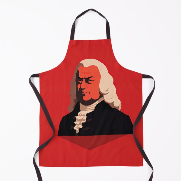 Item preview, Johann Sebastian Bach | Red minimalism designed and sold by ComicsFactory.