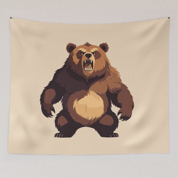 Item preview, Roaring Angry Grizzly Bear designed and sold by Atlantico54.