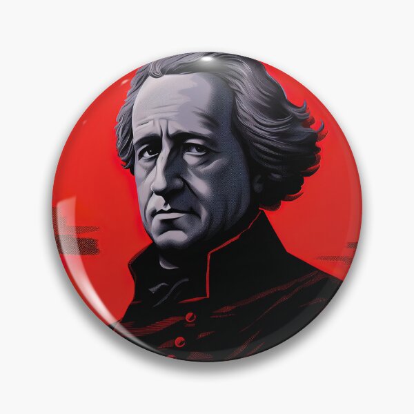 Item preview, Johann Wolfgang von | Red minimalism designed and sold by ComicsFactory.