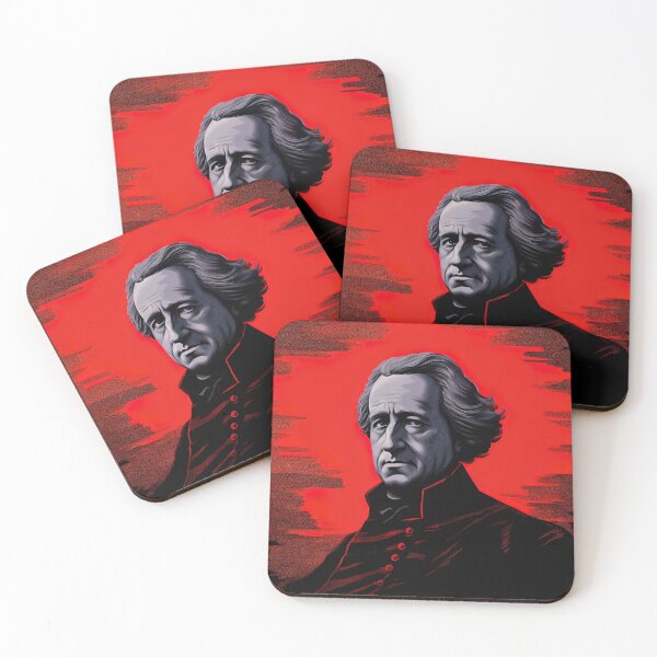 Item preview, Johann Wolfgang von | Red minimalism designed and sold by ComicsFactory.