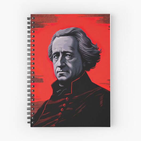 Item preview, Johann Wolfgang von | Red minimalism designed and sold by ComicsFactory.