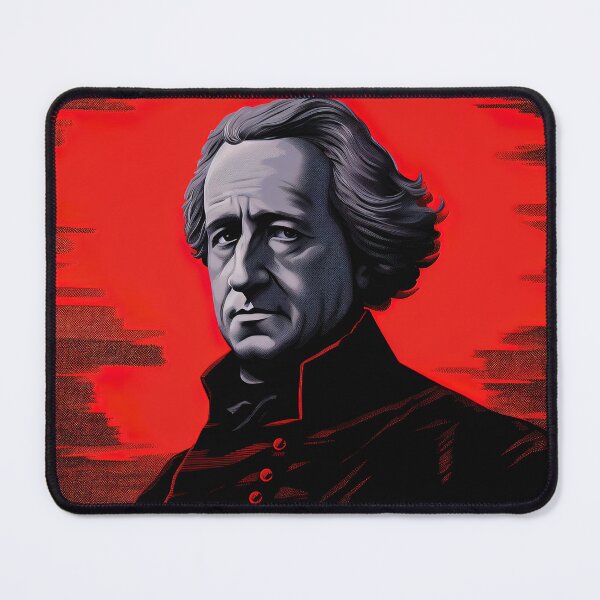 Item preview, Johann Wolfgang von | Red minimalism designed and sold by ComicsFactory.