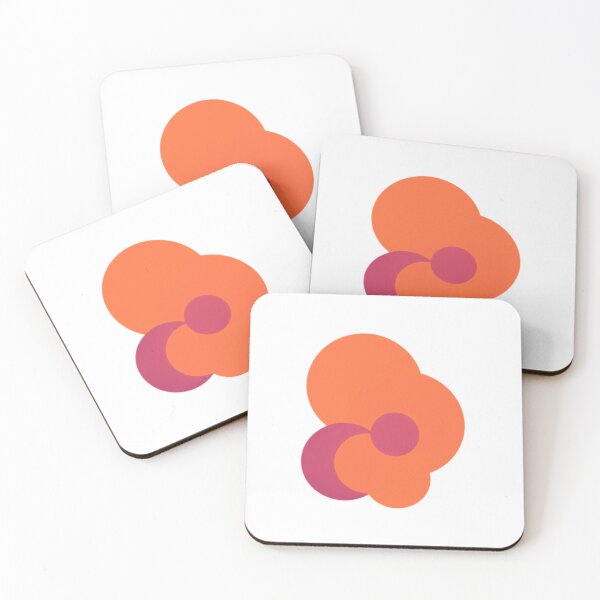 Item preview, Overlapping Orangish Polkadot  designed and sold by Pattern Hub.