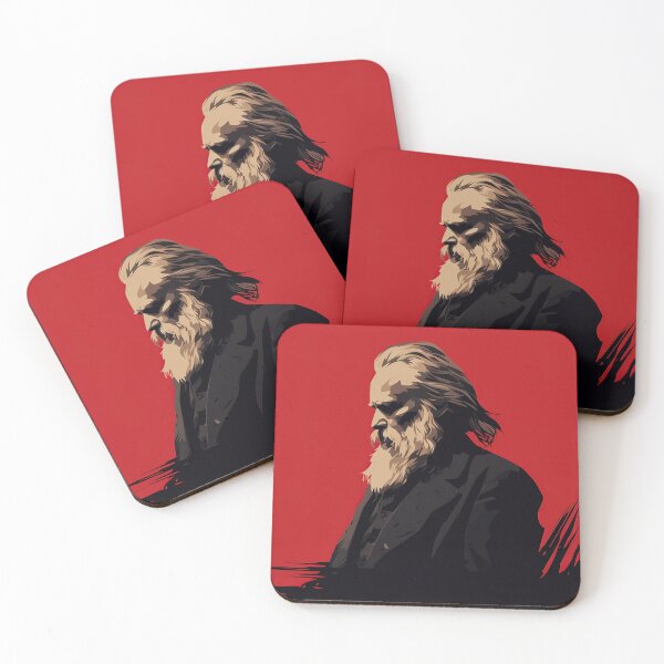 Item preview, Johannes Brahms | Red minimalism designed and sold by ComicsFactory.