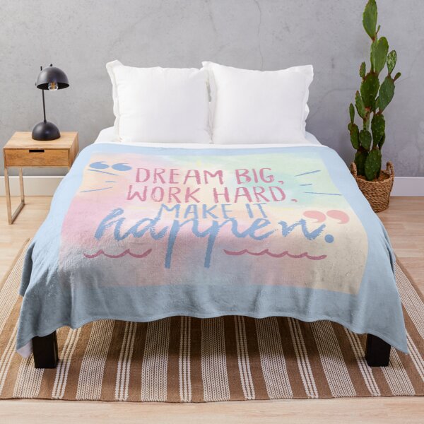 Item preview, Dream Big, Work Hard, Make it Happen designed and sold by J-TheArtCafe.