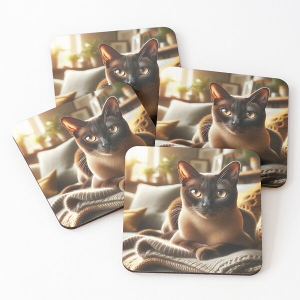 Item preview, Shared Warmth: The Burmese in its Family Sanctuary designed and sold by ArtemioVisions.