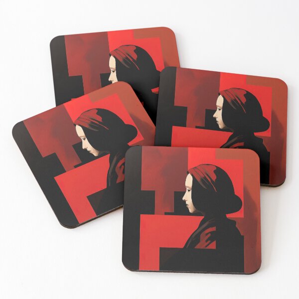 Item preview, Johannes Vermeer | Red minimalism designed and sold by ComicsFactory.