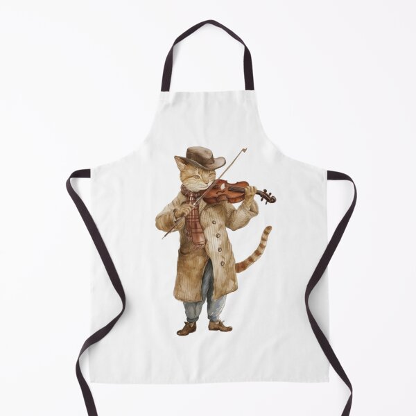Item preview, CAT PLAYING VIOLIN designed and sold by Obinne.