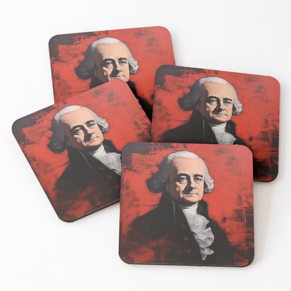 Item preview, John Adams | Red minimalism designed and sold by ComicsFactory.