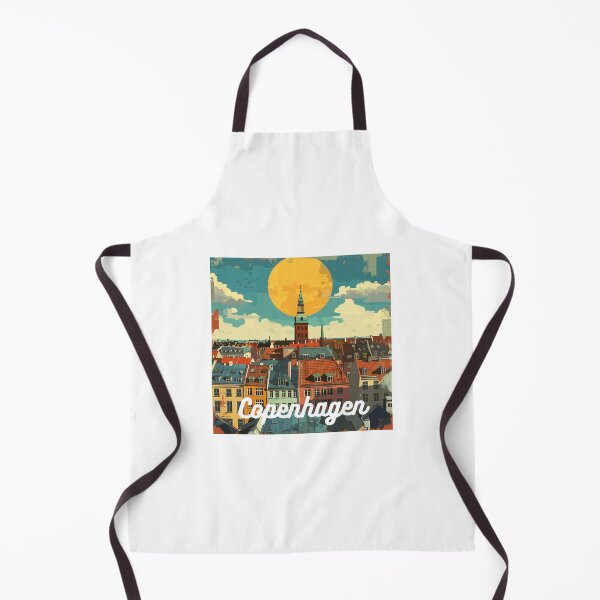 Item preview, Retro Copenhagen Skyline designed and sold by MaateoDesign.