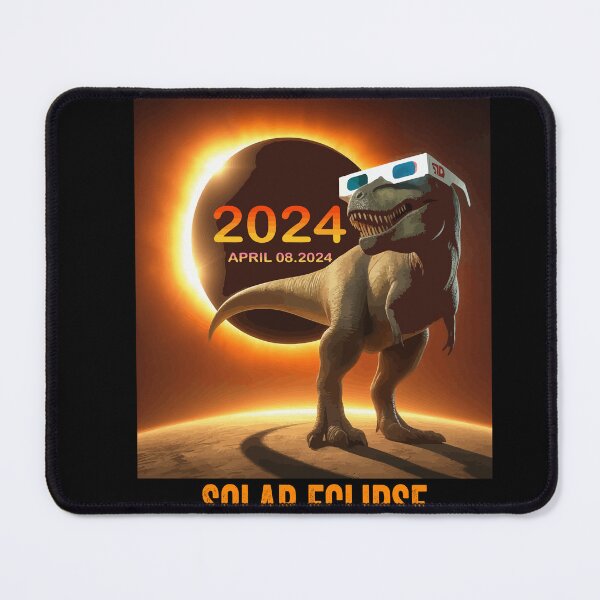 Item preview, total Solar Eclipse T-rex Dinosaur April 8. 2024 designed and sold by BOUCHERIT amine.