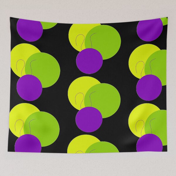 Item preview, Three Overlapping Colourful Polkadot  designed and sold by Pattern Hub.
