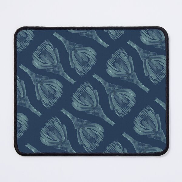 Item preview, Midnight Flora: Protea Buds in Elite Blue - Coastal Serenity Series designed and sold by Jay Dee Dearness.