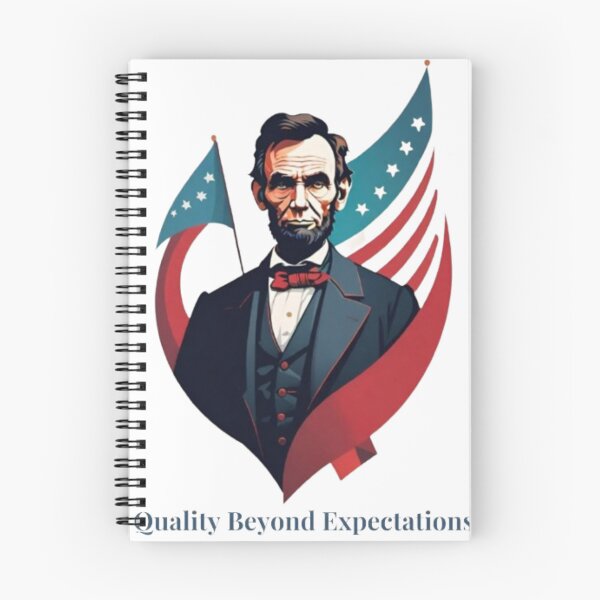 Item preview, Abraham Lincoln: A Patriotic Icon Holding the Flag of Unity designed and sold by HOMEDESIGNPRINT.