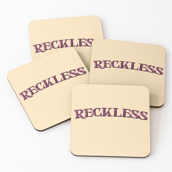 Item preview, RECKLESS - Chrome Text Aesthetic designed and sold by UglyNavy.