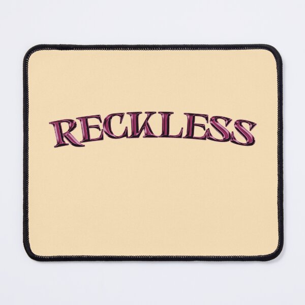 Item preview, RECKLESS - Chrome Text Aesthetic designed and sold by UglyNavy.
