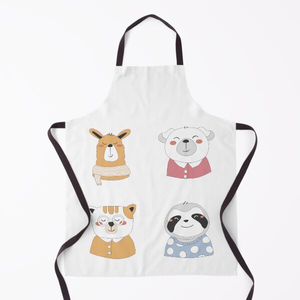 Item preview, cute wild animals in human clothes designed and sold by huape.