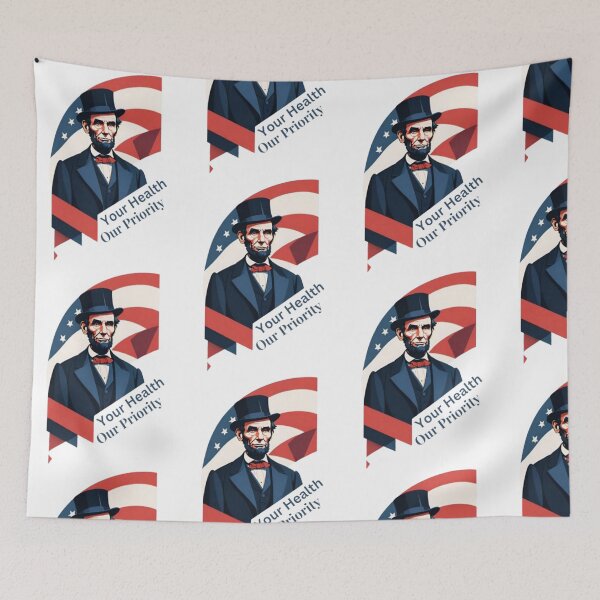 Item preview, Abraham Lincoln: A Symbol of Health Priority in Modern Art designed and sold by HOMEDESIGNPRINT.