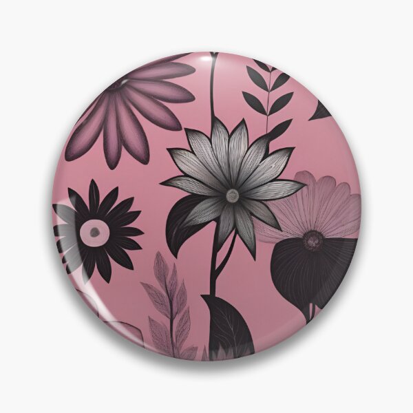 Item preview, RogerPattern - "Blossoming Romance: Pink Floral Elegance" designed and sold by RogerPattern.