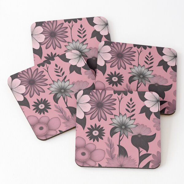 Item preview, RogerPattern - "Blossoming Romance: Pink Floral Elegance" designed and sold by RogerPattern.