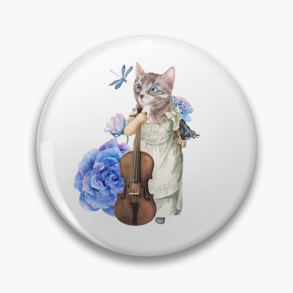 Item preview, "CAT PLAYING VIOLIN". FUNNY CAT HOLDING VIOLIN MEME designed and sold by Obinne.