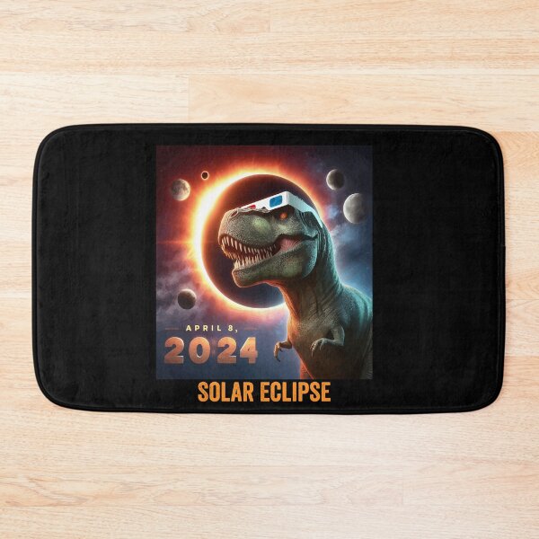 Item preview, total Solar Eclipse T-rex Dinosaur April 8. 2024 designed and sold by BOUCHERIT amine.