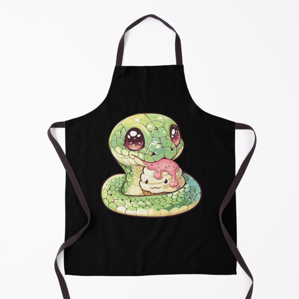 Item preview, Cute Snake eating an ice cream designed and sold by MaateoDesign.