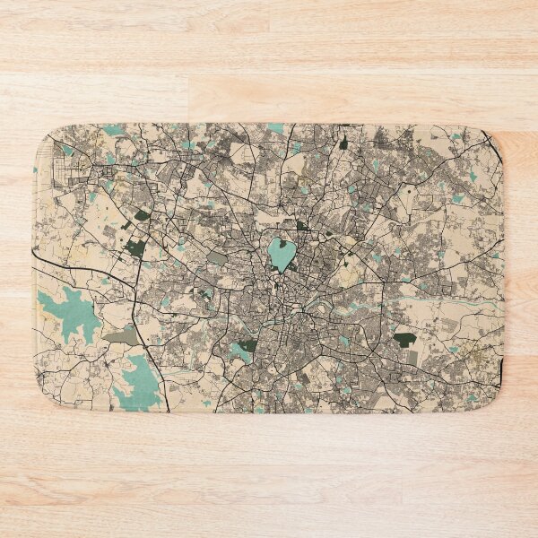 Item preview, Hyderabad City Map of Telangana, India  - Vintage designed and sold by deMAP.