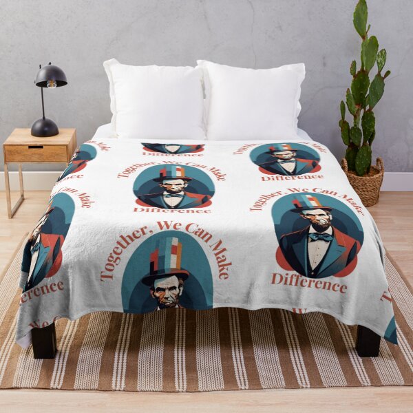 Item preview, Abraham Lincoln: Together, We Can Make a Difference designed and sold by HOMEDESIGNPRINT.