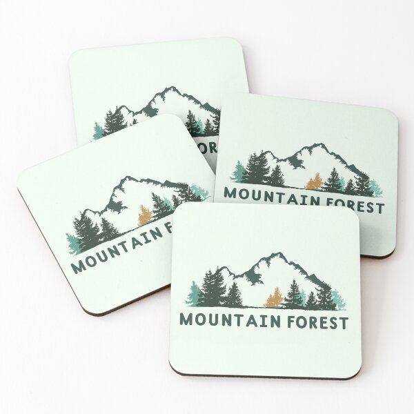 Item preview, Majestic Peaks - Alpine Trees under Starlit Sky designed and sold by FebricFusion.