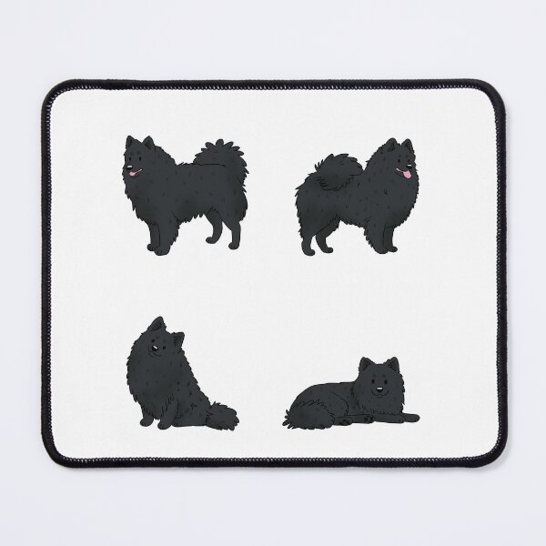 Item preview, Cute black German Spitz dog pack designed and sold by Yaragold.
