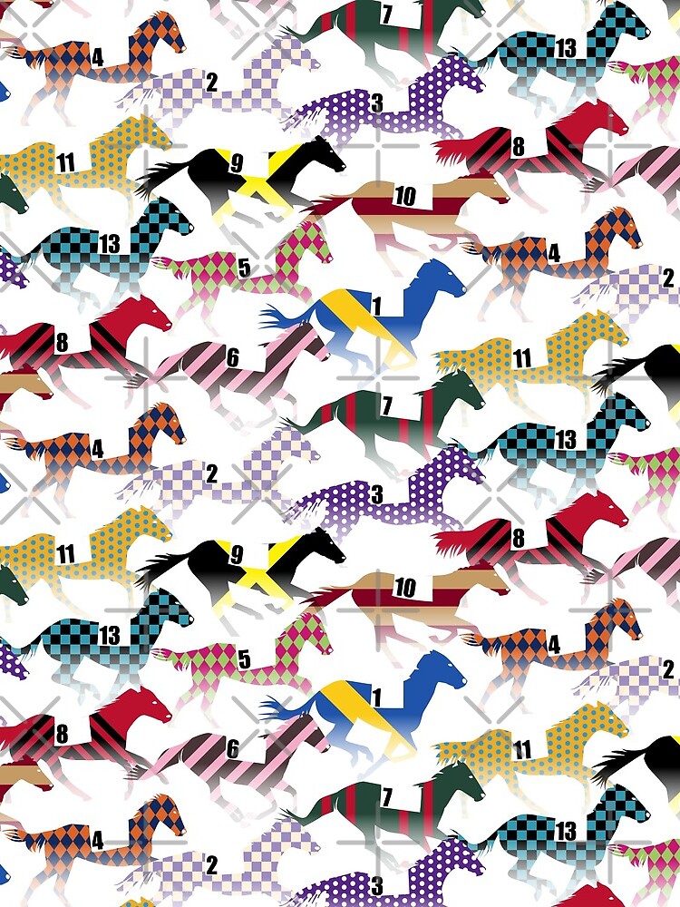 Off to the Horse Races Jockey Silks Pattern by wickedrefined