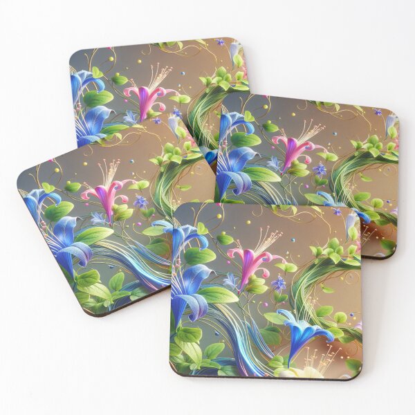 Item preview, Honeysuckles, Honey Suckle Art, Nature Design, Flower Design, Flower Art, Flower Apparel, Flower Accessories, Flower Wall Art designed and sold by AnalajiaDesigns.