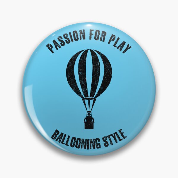 Item preview, Black silhouette of a man in a balloon designed and sold by HarridanCreates.