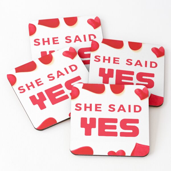 Item preview, love love love she said yes designed and sold by fancitees.