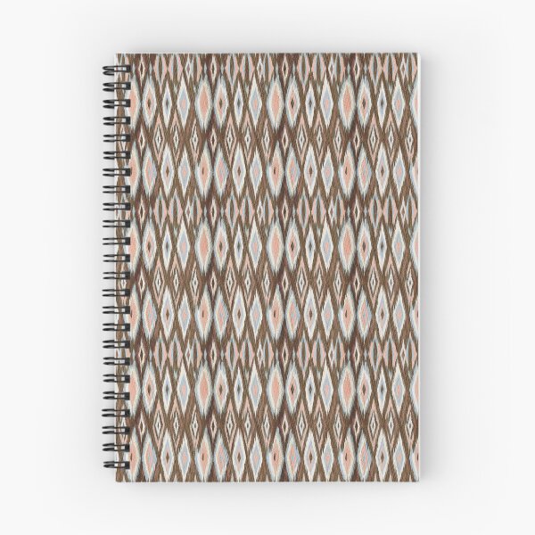 Item preview, Copy of Ikat style pattern orange brown designed and sold by Alessandro Remo Mazzoni Remotextiles.