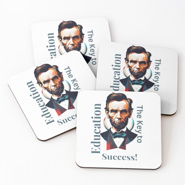 Item preview, Abraham Lincoln: Education, The Key to Success in Modern Art designed and sold by HOMEDESIGNPRINT.