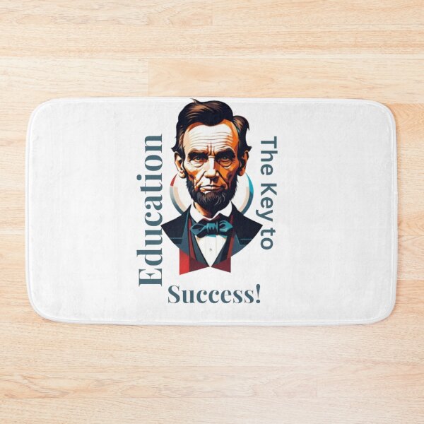 Item preview, Abraham Lincoln: Education, The Key to Success in Modern Art designed and sold by HOMEDESIGNPRINT.